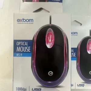 Mouse USB Óptico Com Led Exbom - MS-9 - Imagem 5