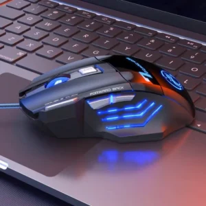 Mouse gamer para jogo computador 3200dpi com LED laser X7 USB Botões Profissional - Imagem 3