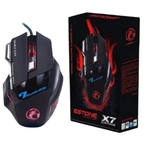 Mouse gamer para jogo computador 3200dpi com LED laser X7 USB Botões Profissional - Imagem 2
