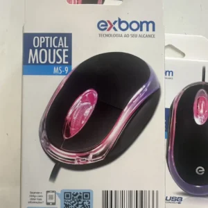 Mouse USB Óptico Com Led Exbom - MS-9 - Imagem 4