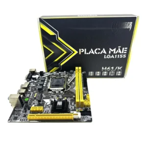Placa Mãe H61 Socket LGA 1155 ATX M2 NVMe LAN Giga DDR3 Chipset H61 Compatível Processadores Intel I3 I5 I7 Placa Mãe Computador - Imagem 1