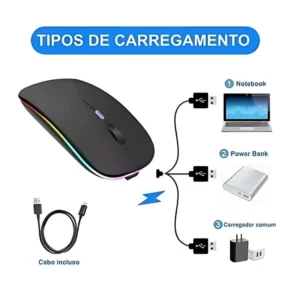 Luz LED recarregável sem fio, RGB, Sem Fio, 2.4 Ghz - Imagem 4