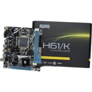 Placa Mãe H61 Socket LGA 1155 ATX M2 NVMe LAN Giga DDR3 Chipset H61 Compatível Processadores Intel I3 I5 I7 Placa Mãe Computador - Imagem 6