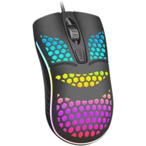 Mouse USB RGB Para Computador e Notebook Design Moderno LED Colorido Compatível Versátil e Preciso - Imagem 4