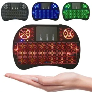 Mini Teclado Controle Sem Fio Para Smart Tv Tv Box Pc - Imagem 5
