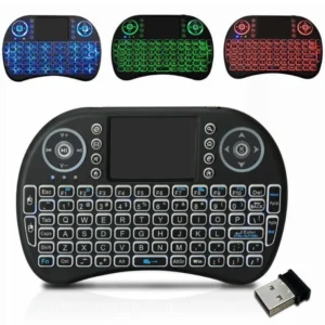 Mini Teclado Controle Sem Fio Para Smart Tv Tv Box Pc - Imagem 3
