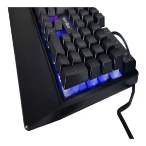 Teclado Gamer Semi Mecanico Led Rgb Tecla Ghost Luminoso Abnt2 Português Brasil Usb Preto Wb100 Luuk Young - Imagem 4