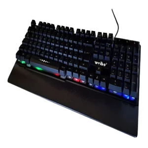 Teclado Gamer Semi Mecanico Led Rgb Tecla Ghost Luminoso Abnt2 Português Brasil Usb Preto Wb100 Luuk Young - Imagem 2