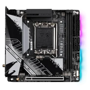 Placa Mãe Gigabyte B760i Aorus Pro, Intel LGA 1700, Mini-ITX, DDR4, WI-FI, M.2 - Imagem 4