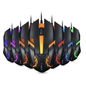 ALFA Mouse Gamer Usb 3200dpi Led Rgb Com Fio JX-M20 - Imagem 1