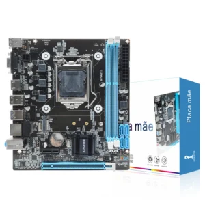 M-ATX H81 Motherboard Intel LGA 1150 i3 i5 i7 E3 DDR3 1333/1600MHz 16GB M.2 SATA3 USB3.0 Mainboard VGA DVI HDMI-Compatível - Imagem 1