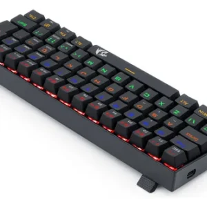 TECLADO GAMER MECANICO LAKSHMI RAINBOW PRETO SWITCH MARROM ABNT2 - Imagem 3