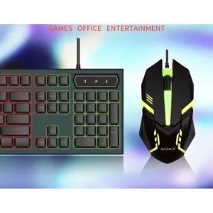 Kits Teclado Mouse Gamer Led Semi-mecânico Usb M300 Oferta - Imagem 3