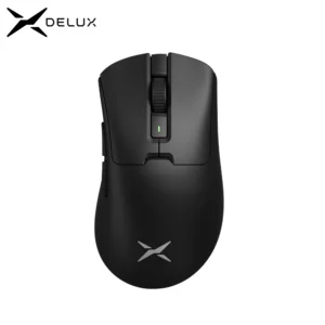 Delux m900pro mouse para jogos sem fio ergonômico 8k taxa de pesquisa paw3395 63g doca de carregamento rgb magnético para mão direita grande pc gamer - Imagem 1