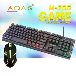 Kits Teclado Mouse Gamer Led Semi-mecânico Usb M300 Oferta - Imagem 6