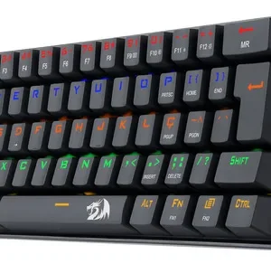 TECLADO GAMER MECANICO LAKSHMI RAINBOW PRETO SWITCH MARROM ABNT2 - Imagem 6